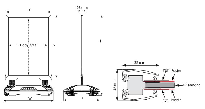 Rite Windmaster Snapframe Dimension