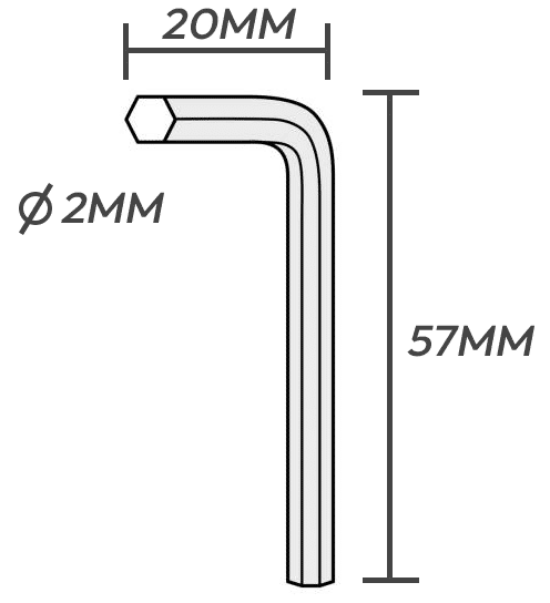 Allen Key for Visirite Allen Key for Visirite
