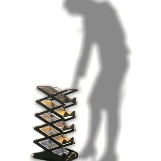 Foldable Brochure Holder | Swing Up