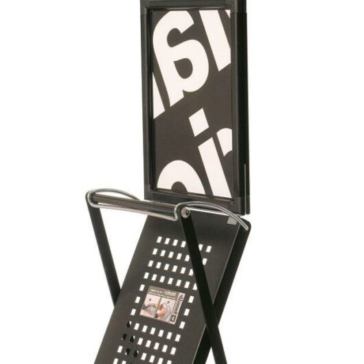 Foldable Brochure Holder | Swing Up