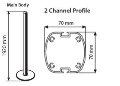 Freestanding Brochure Display Dimensions Freestanding Brochure Display Dimensions
