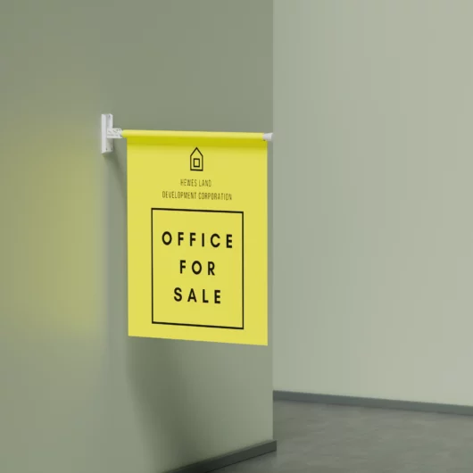 POS Wall Flag Pole and Mount Set