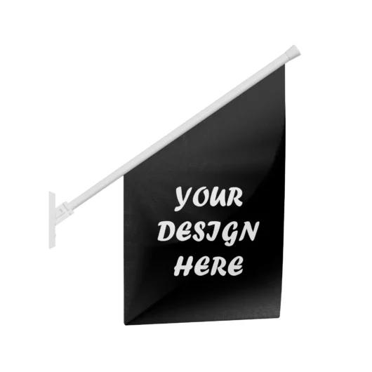 POS Wall Flag Pole and Mount Set