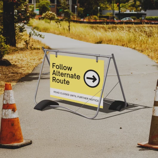 Swinger Road Safety Sign