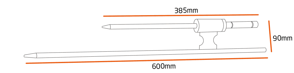 Spike Base for Grass/Sand
