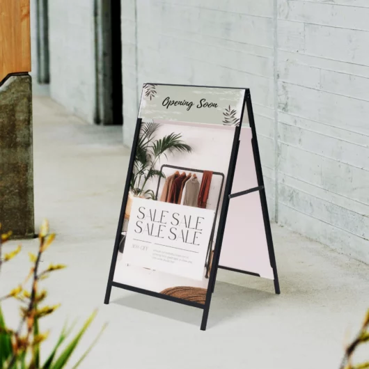 Flute A-Frame With Header Flute A-Frame With Header