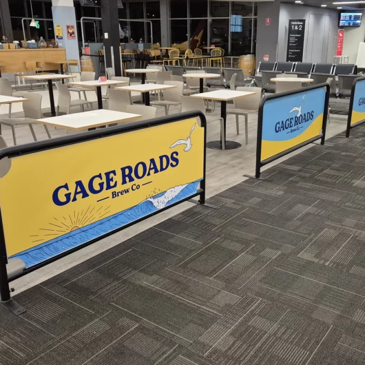 Rounded Corner Cafe Barriers Rounded Corner Cafe Barriers