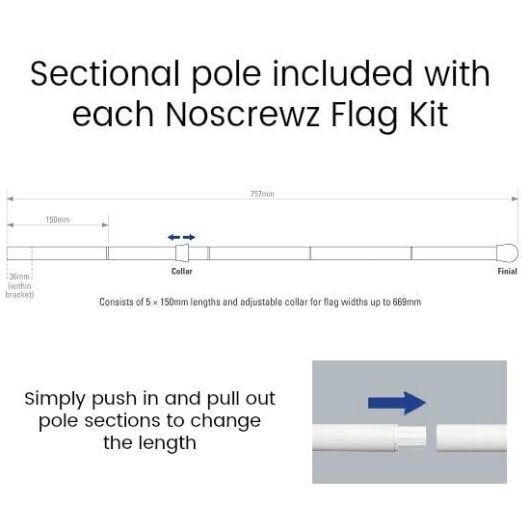 Super Window Flag Kit Super Window Flag Kit
