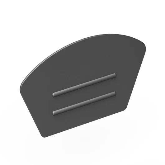 Semi Curve Squeegee, Hard, Grey Semi Curve Squeegee, Hard, Grey