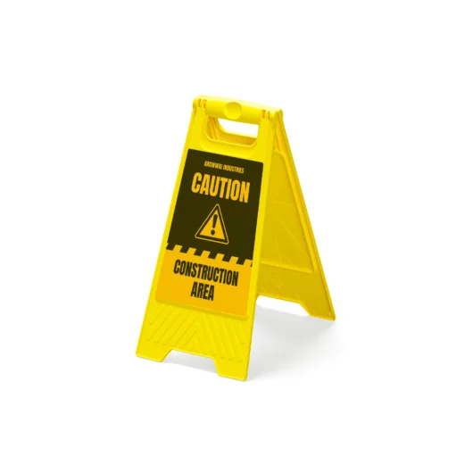 Blank Warning A-frame Sign