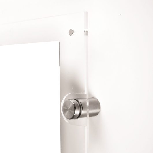 Standoff-mounted Acrylic Sign