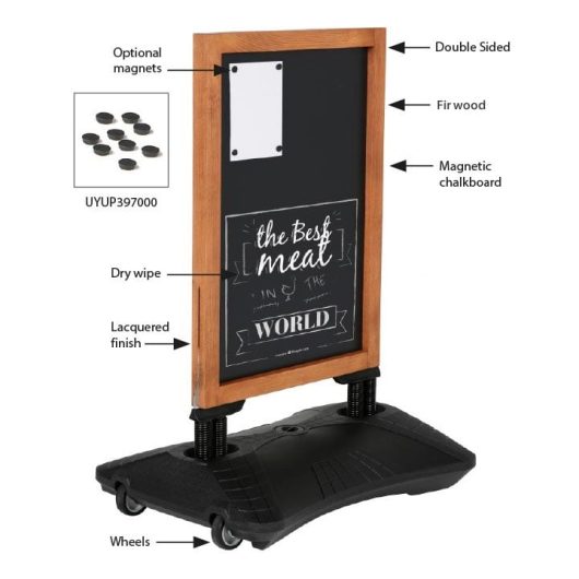 Windmaster Wood Series Chalkboard Sign Windmaster Wood Series Chalkboard Sign