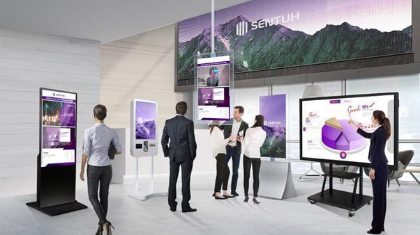 Interactive content and Screen Displays Led Signage