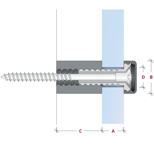 Anufix #2 Standoff with Spacer Anufix #2 Standoff with Spacer