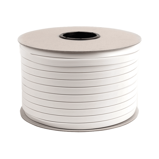 White PVC Flat SEG Keder