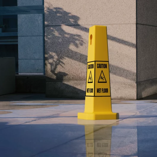 Pyramid Safety Cone Sign Pyramid Safety Cone Sign