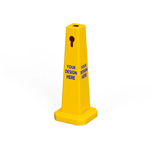 Pyramid Safety Cone Sign Pyramid Safety Cone Sign