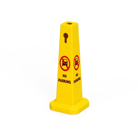 Pyramid Safety Cone Sign Pyramid Safety Cone Sign
