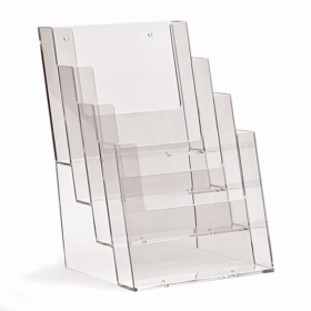4 Tier A5 Portrait Brochure Holder