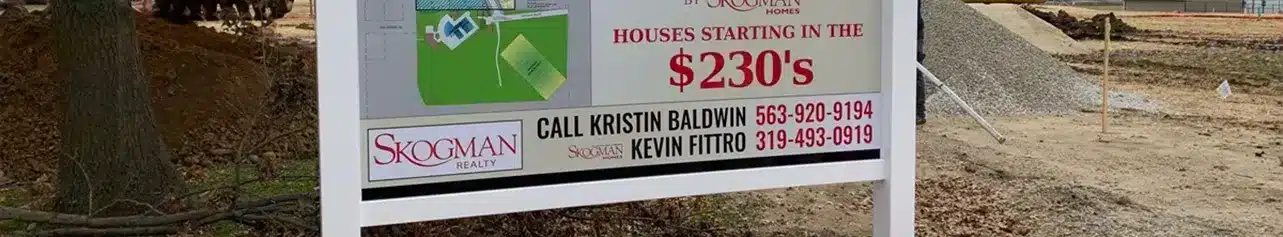 Why Choosing the Right Frame is Essential for Real Estate Signs