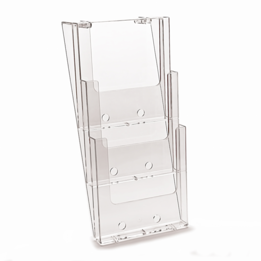 3 Tier A4 Portrait Wall Brochure Holder 3 Tier A4 Portrait Wall Brochure Holder