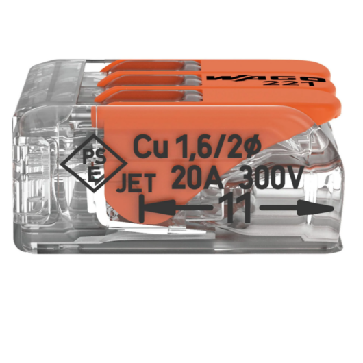 Wago 221 Triple Wire Connectors Wago 221 Triple Wire Connectors