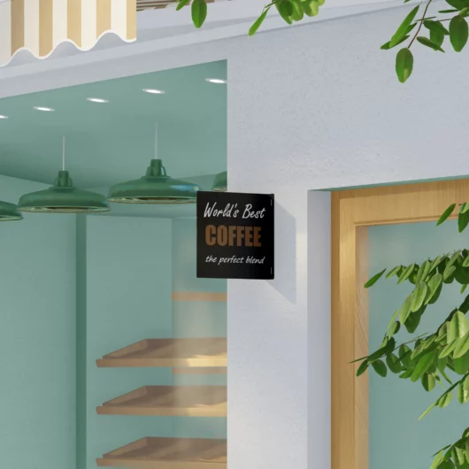 Square Flange Sign Square Flange Sign