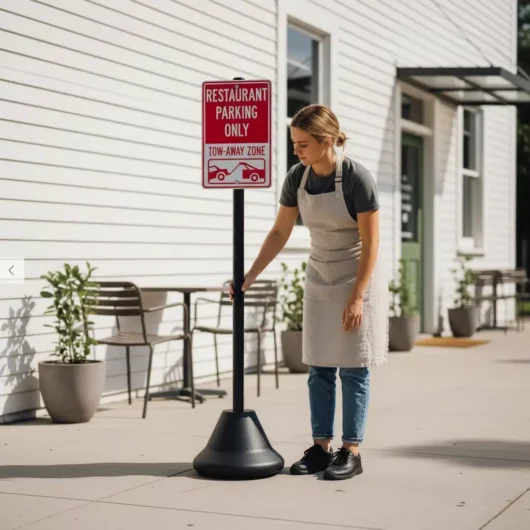 PortaPost Weighted Pole Sign Stand