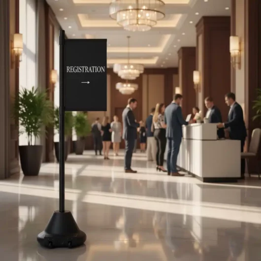 PortaPost Weighted Pole Sign Stand