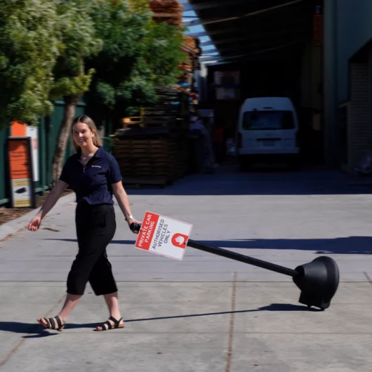 PortaPost Weighted Pole Sign Stand