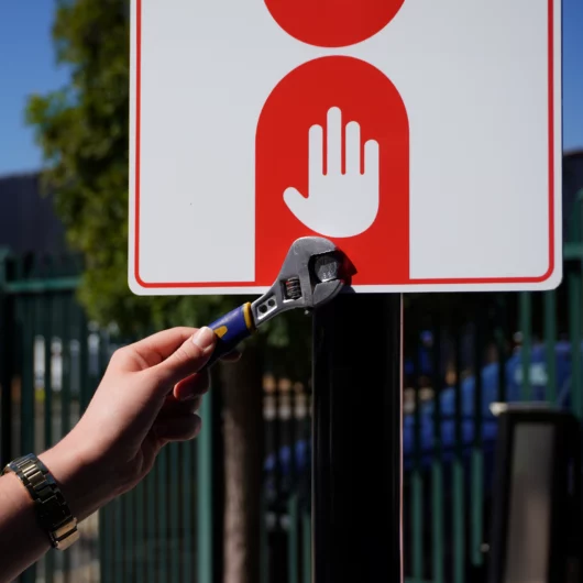 PortaPost Weighted Pole Sign Stand