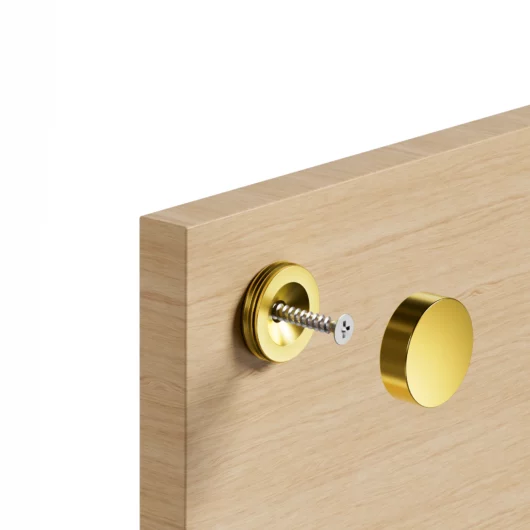 Polished Gold Screw Cap