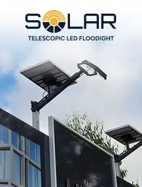 SOLAR TELESCOPIC LED FLOODIGHT