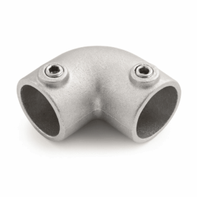 Tubemate 90-Degree 2-Way Connector Key Clamp Fitting