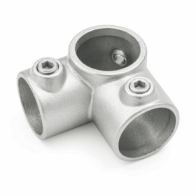 Tubemate 90° 4-Way Connector Key Clamp Fitting