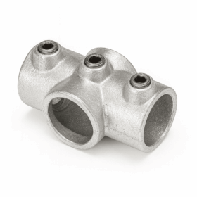 Tubemate 180° 4-Way Connector Key Clamp Fitting