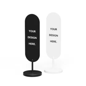 Mira Oval Standing Curve Sign