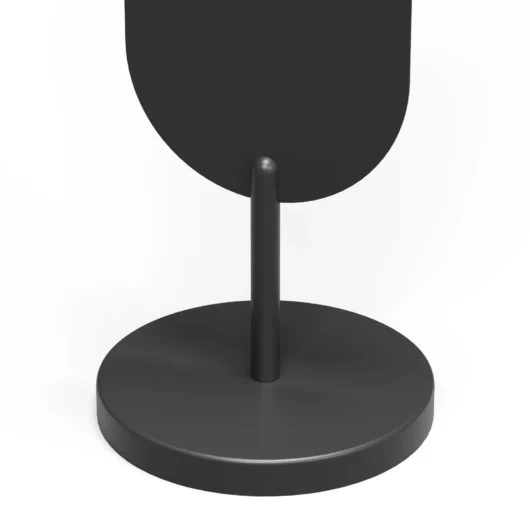 Mira Oval Standing Curve Sign