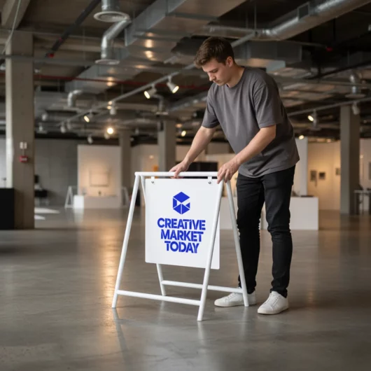 Axis Swinger A-Frame Sign