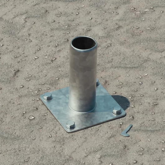 Surface Mount Sign Post Sleeve Surface Mount Sign Post Sleeve