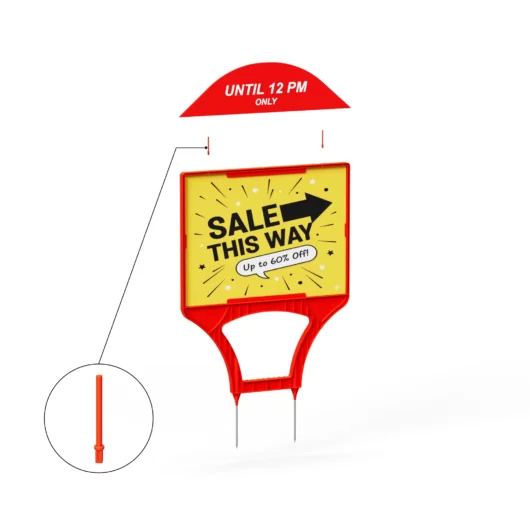 Vibe Real Estate Lawn Sign Frame Vibe Real Estate Lawn Sign Frame