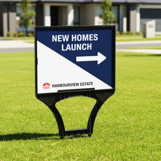 Vibe Real Estate Lawn Sign Frame Vibe Real Estate Lawn Sign Frame