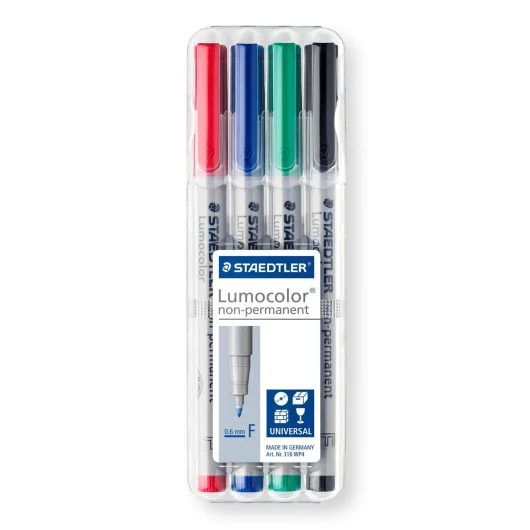 Staedtler Lumocolor® 316 Wallet Set Staedtler Lumocolor® 316 Wallet Set