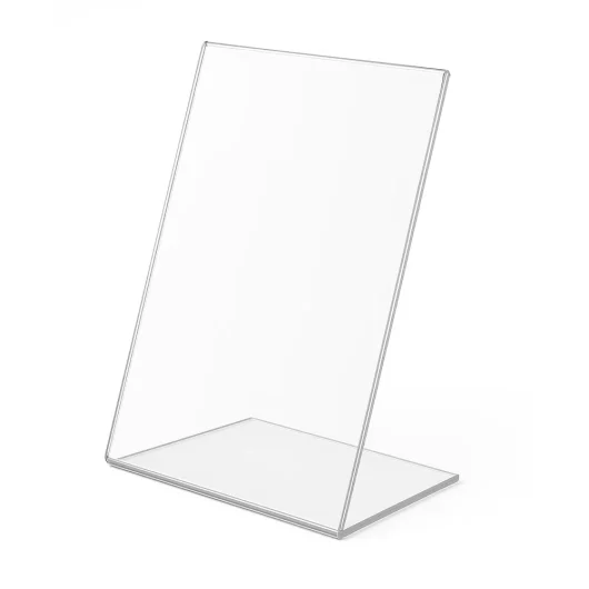 Slanted Acrylic Poster Display Stand Slanted Acrylic Poster Display Stand