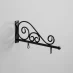 Vintique Square Wrought Iron Scroll Sign Bracket Vintique Square Wrought Iron Scroll Sign Bracket