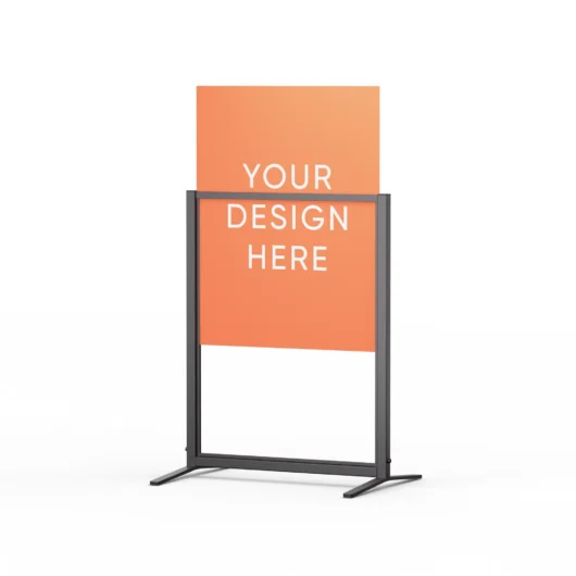 Heavy-Duty T-Frame Pavement Sign