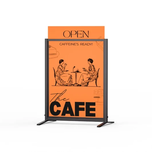 Heavy-Duty T-Frame Pavement Sign